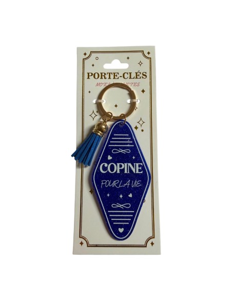 Porte-clés Copine - Plusieurs coloris