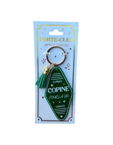 Porte-clés Copine - Plusieurs coloris