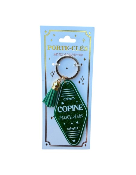 Porte-clés Copine - Plusieurs coloris