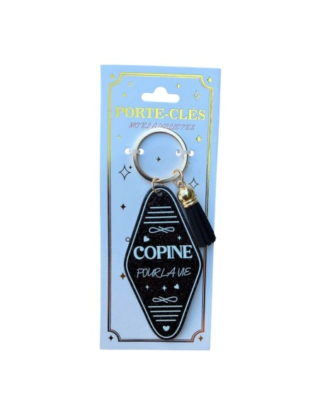 Porte-clés Copine - Plusieurs coloris