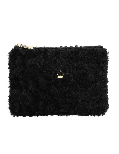 Pochette en bouclette avec détails étoiles Ines Delaure