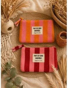 Pochette « Tout est sous contrôle (sauf ma vie) » - Pochette zippée tendance