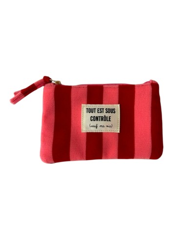 Pochette « Tout est sous contrôle (sauf ma vie) » - Pochette zippée tendance