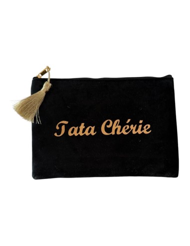 Pochette « Tata Chérie » - Pochette cadeau pour tata - Plusieurs coloris