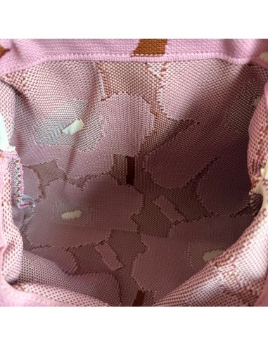 Sac Clap-Clap fleur vieux rose & chocolat - Chaînette amovible - motif fleuri & féminin