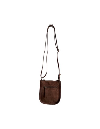 Pochette téléphone Mandoline femme Moka - Bandoulière réglable