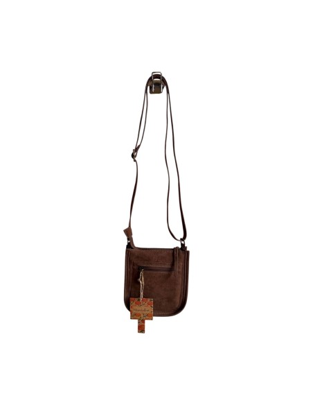 Pochette téléphone Mandoline femme Moka - Bandoulière réglable