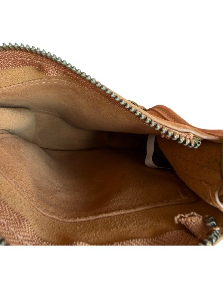 Pochette téléphone Mandoline femme Camel - Bandoulière réglable