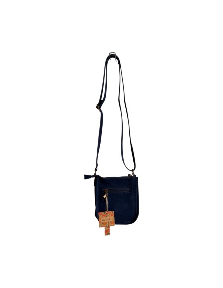 Pochette téléphone Mandoline femme Marine - Bandouilère réglable