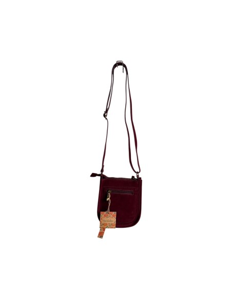 Pochette téléphone Mandoline femme Prune - Bandoulière réglable