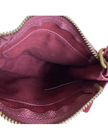 Pochette téléphone Mandoline femme Prune - Bandoulière réglable