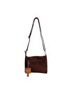 Pochette femme Mandoline à clous Coffee - Bandoulière réglable et amovible 2
