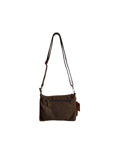 Pochette femme Mandoline à clous Kaki - Bandoulière réglable et amovible