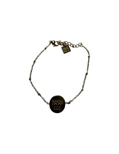 Bracelet médaille maman cool en acier inoxydable ajustable
