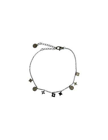 Bracelet pampilles en acier inoxydable ajustable