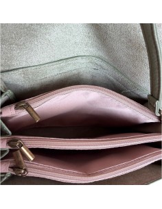 Sac femme Mandoline Accordéon Tilleul - 3 compartiments & Bandoulière réglable et amovible 2