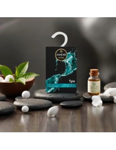 Sachet parfumé suspendu Ambar Parfums pour armoire - Spa