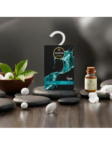 Sachet parfumé suspendu Ambar Parfums pour armoire - Spa