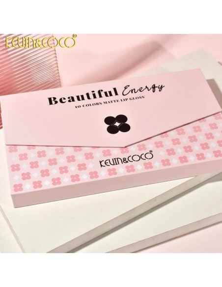 Coffret 10 Gloss Beautiful Energy – Kevin & Coco – Matte Lip Gloss