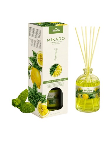 Mikado Prady Citron & Menthe - Une sensation fraîche et pétillante