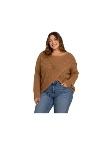 Cape femme en maille épaisse unie oversize - Coupe fluide & confortable - Taille unique grande taille (du 42/44 au 50/52)