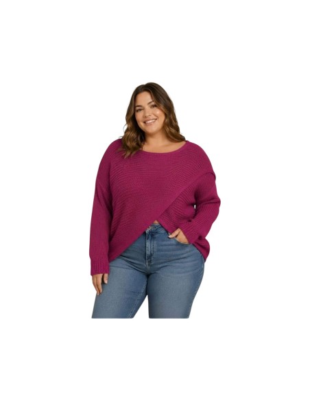 Cape femme en maille épaisse unie oversize - Coupe fluide & confortable - Taille unique grande taille (du 42/44 au 50/52)