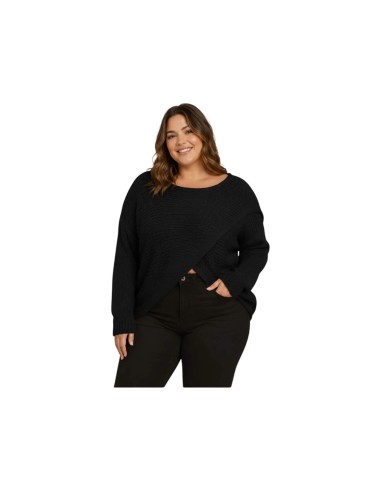 Cape femme en maille épaisse unie oversize - Coupe fluide & confortable - Taille unique grande taille (du 42/44 au 50/52)