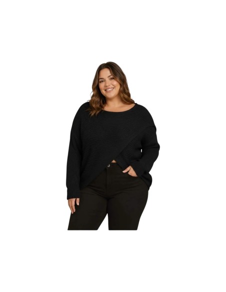 Cape femme en maille épaisse unie oversize - Coupe fluide & confortable - Taille unique grande taille (du 42/44 au 50/52)