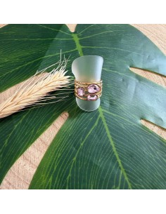 Bague trio en acier inoxydable réglable 2