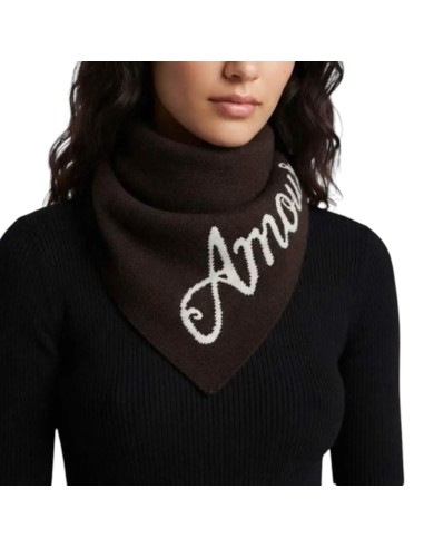 Écharpe triangle femme - Message « Amour » - Douce & tendance