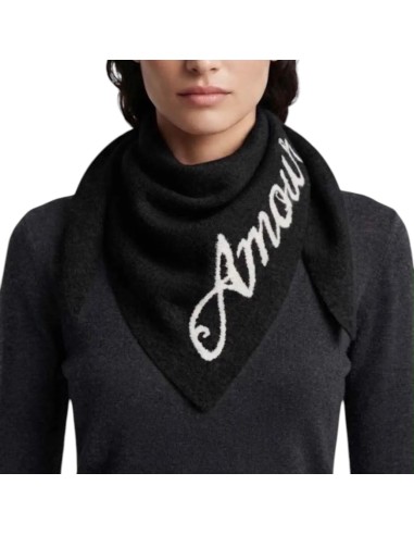 Écharpe triangle femme - Message « Amour » - Douce & tendance