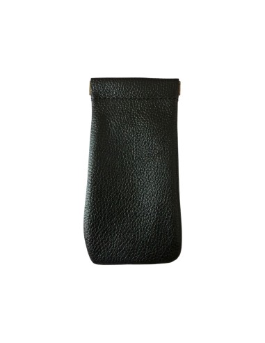 Étui à lunettes clic-clac en cuir fabrication Italienne - Design épuré