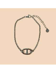 Bracelet grain de café en acier inoxydable - Réglable