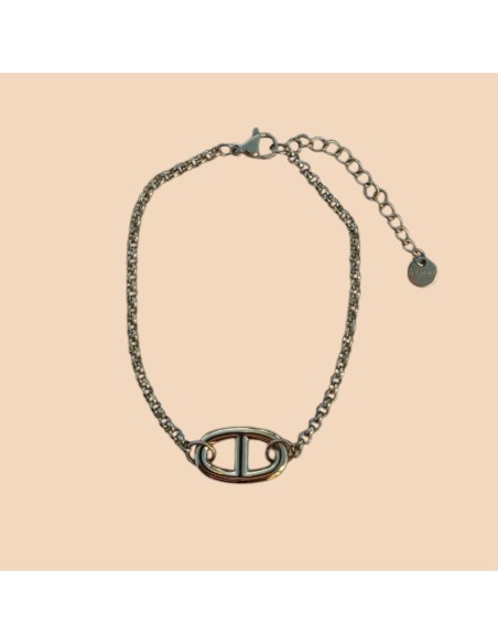 Bracelet grain de café en acier inoxydable - Réglable