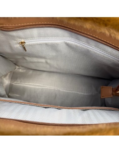 Sac cabas grand modèle en fausse fourrure « THE TOTE BAG »