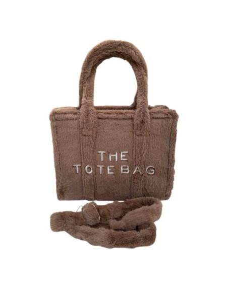 Sac cabas grand modèle en fausse fourrure « THE TOTE BAG »