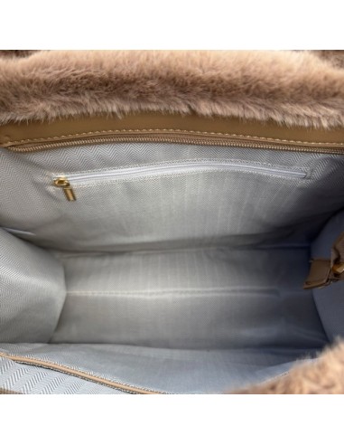 Sac cabas grand modèle en fausse fourrure « THE TOTE BAG »