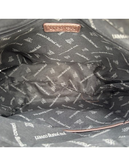 Sac cabas en suédine et finitions effet mouton You Young Coveri