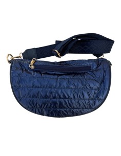 Sac banane matelassé effet doudoune et sangle géométrique 2