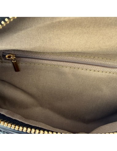 Sac banane matelassé effet doudoune et sangle géométrique