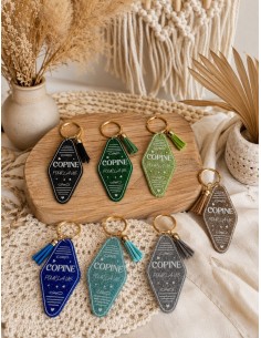 Porte-clés Copine - Plusieurs coloris