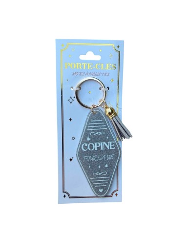 Porte-clés Copine - Plusieurs coloris