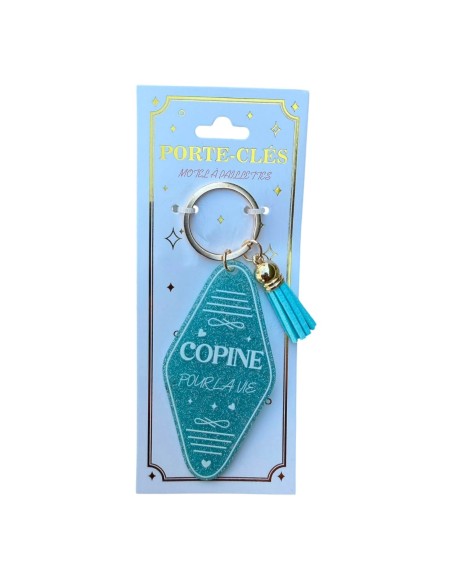 Porte-clés Copine - Plusieurs coloris